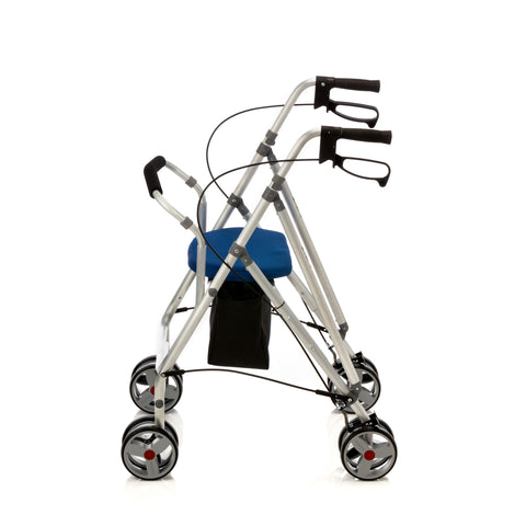 Deambulatore Premium a 4 ruote con freni a leva