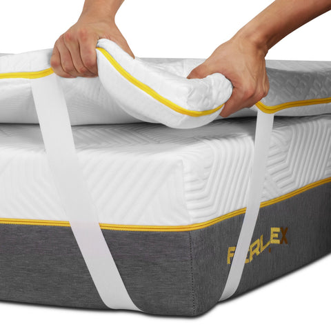 Topper memory foam filo freddo | Doppio lato invierno - estate