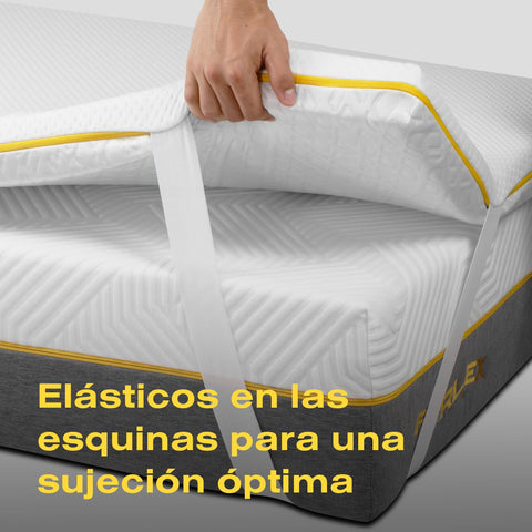 Topper memory foam filo freddo | Doppio lato invierno - estate