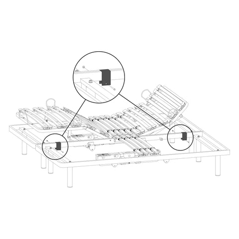 Unione per letti singoli – ideale per unire due reti